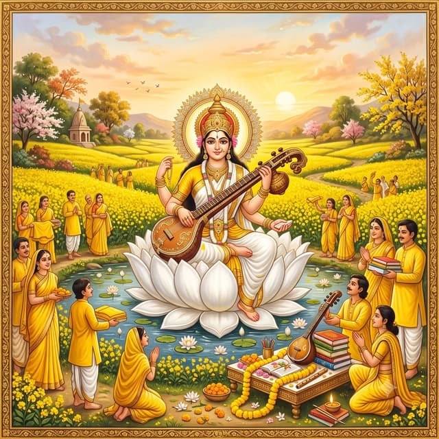 Vasant Panchami — Saraswati Puja & Arrival of Spring