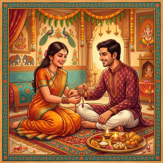 Raksha Bandhan — Brother-Sister Sacred Thread Festival