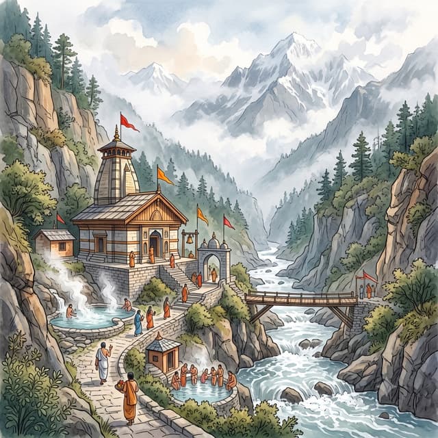 Yamunotri Dham — Temple of Goddess Yamuna